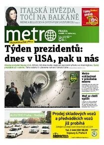 Obálka e-magazínu deník METRO 21.1.2013