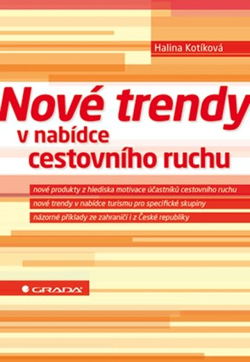 Obálka knihy Nové trendy v nabídce cestovního ruchu