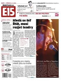 Obálka e-magazínu E15 30.7.2014