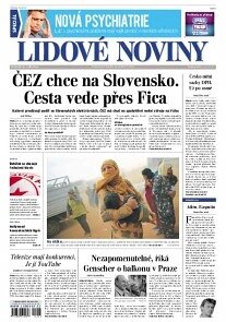 Obálka e-magazínu Lidové noviny 25.9.2014