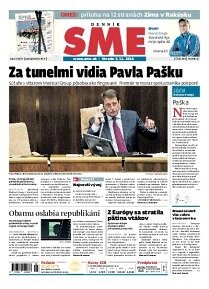 Obálka e-magazínu SME 5.11.2014