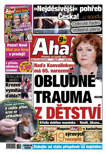 Obálka e-magazínu AHA! 19.4.2016