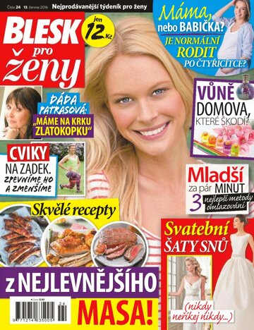 Obálka e-magazínu Blesk pro ženy 13.6.2016