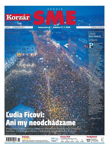 Obálka e-magazínu SME Korzár 17/3/32018