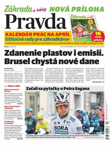 Obálka e-magazínu Pravda 7. 4. 2021