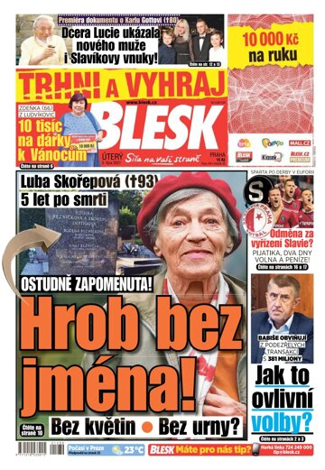 Obálka e-magazínu Blesk 5.10.2021