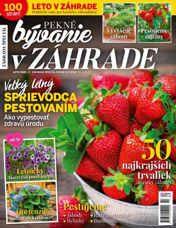 Obálka e-magazínu Pekné bývanie v záhrade 2/2021