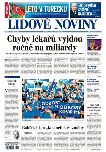 Obálka e-magazínu Lidové noviny 28.6.2023