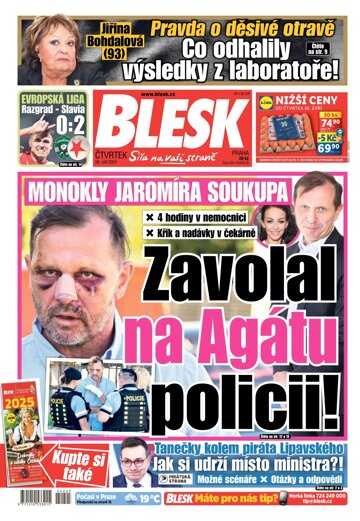 Obálka e-magazínu Blesk 26.9.2024