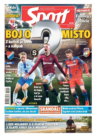 Obálka e-magazínu Sport 11.3.2025