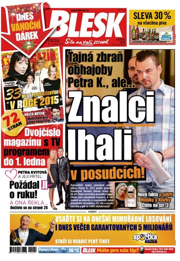 Obálka e-magazínu Blesk 18.12.2015