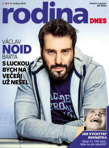 Obálka e-magazínu Magazín RODINA DNES - 13.5.2016