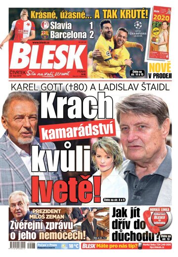 Obálka e-magazínu Blesk 24.10.2019