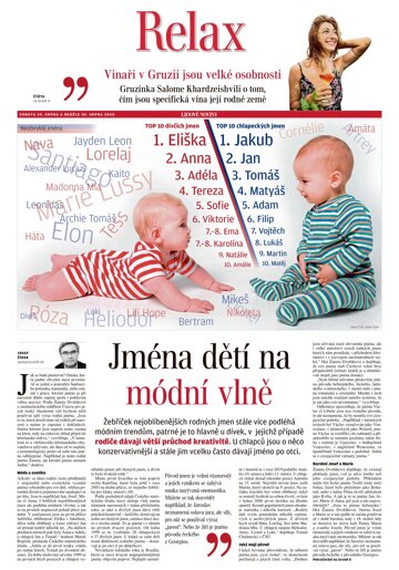 Obálka e-magazínu LN+ Morava - 29.8.2020