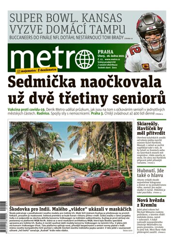 Obálka e-magazínu deník METRO 26.1.2021