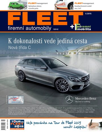 Obálka e-magazínu FLEET firemní automobily 1/2015