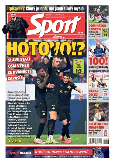 Obálka e-magazínu Sport 24.2.2025