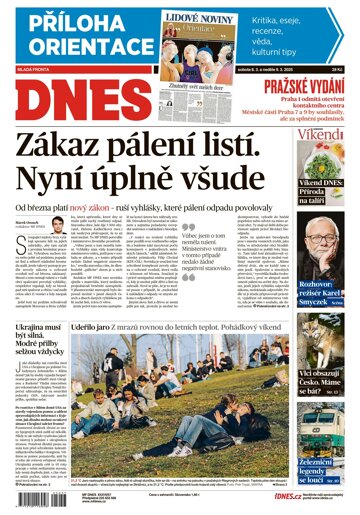 Obálka e-magazínu MF Dnes 8.3.2025