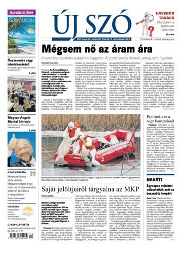 Obálka e-magazínu Új Szó 26.1.2017