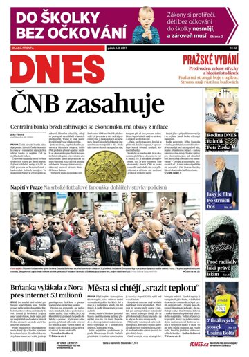 Obálka e-magazínu MF Dnes 4.8.2017