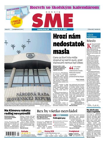 Obálka e-magazínu SME 2.9.2017