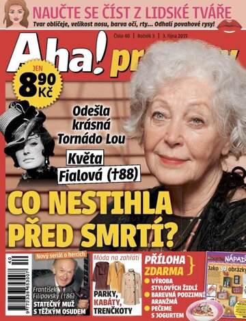 Obálka e-magazínu AHA! pro ženy 3.10.2017