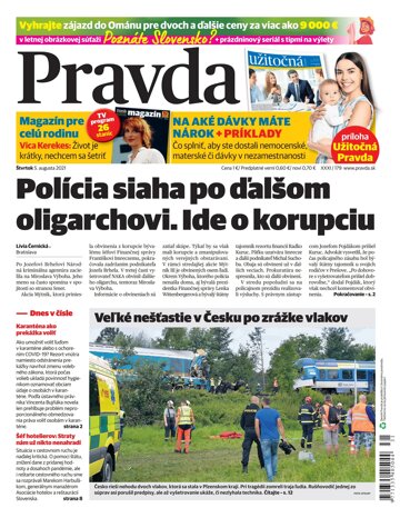 Obálka e-magazínu Pravda 5. 8. 2021