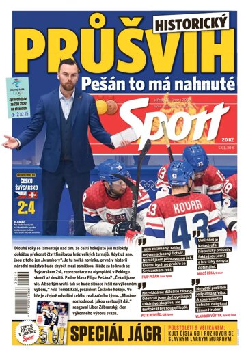 Obálka e-magazínu Sport 16.2.2022