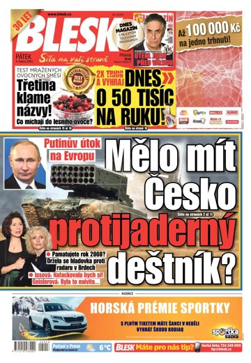 Obálka e-magazínu Blesk 4.3.2022