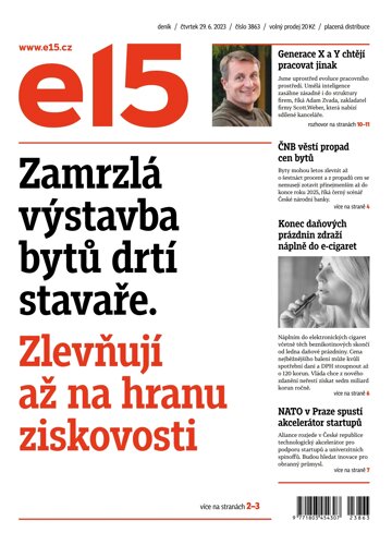 Obálka e-magazínu E15 29.6.2023