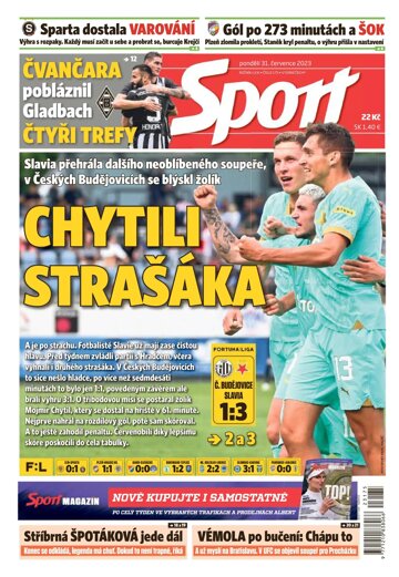 Obálka e-magazínu Sport 31.7.2023