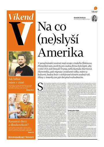 Obálka e-magazínu Hospodářské noviny - příloha Víkend 213 - 1.11.2024 Víkend