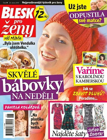 Obálka e-magazínu Blesk pro ženy 23.2.2015