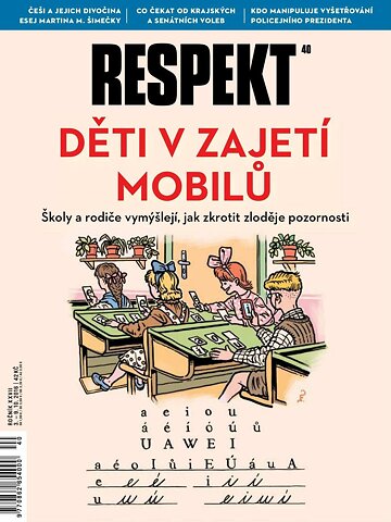 Obálka e-magazínu Respekt 40/2016