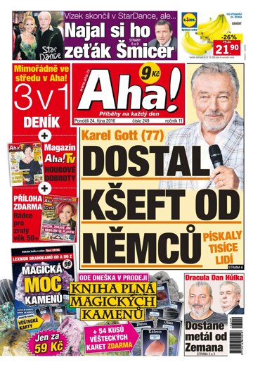 Obálka e-magazínu AHA! 24.10.2016