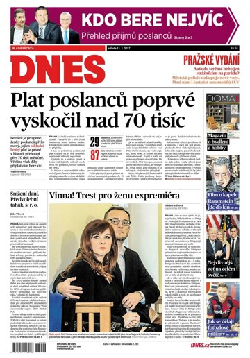 Obálka e-magazínu MF Dnes 11.1.2017