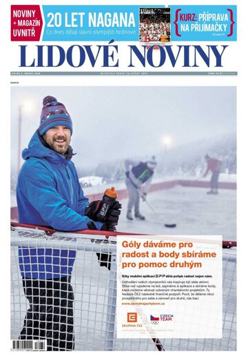 Obálka e-magazínu Lidové noviny 9.2.2018