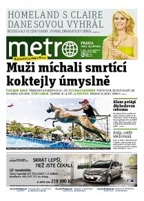 Obálka e-magazínu deník METRO 25.9.2012