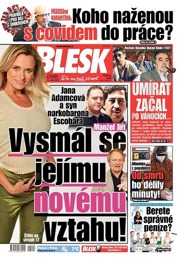 Obálka e-magazínu Blesk 11.1.2022