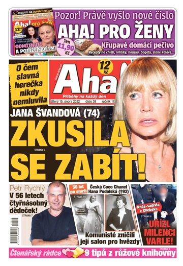 Obálka e-magazínu AHA! 15.2.2022