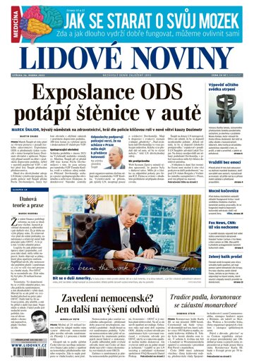 Obálka e-magazínu Lidové noviny 26.4.2023