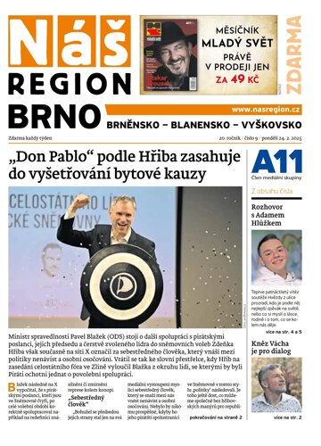 Obálka e-magazínu Náš Region - Brno 9/2025