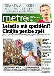 Obálka e-magazínu deník METRO 18.7.2013