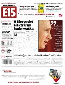 Obálka e-magazínu E15 2.7.2014