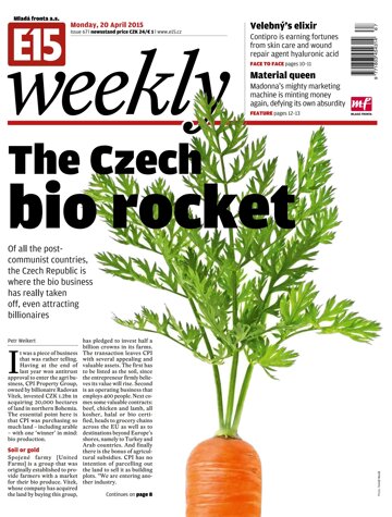 Obálka e-magazínu E15 Weekly 20.4.2015