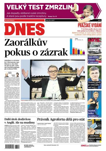 Obálka e-magazínu MF Dnes 20.6.2017