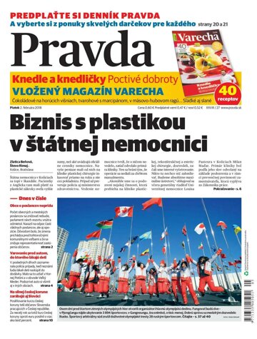 Obálka e-magazínu Pravda 2.2.2018