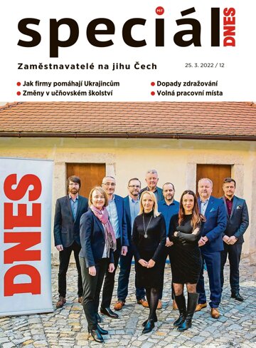 Obálka e-magazínu Magazín DNES SPECIÁL Jižní Čechy - 25.3.2022