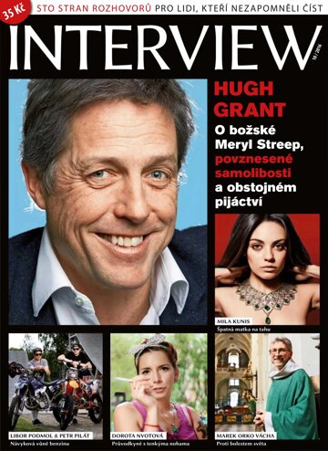 Obálka e-magazínu INTERVIEW 10/2016