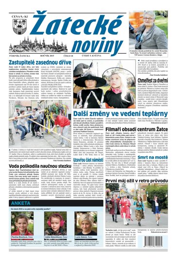 Obálka e-magazínu Žatecké noviny 18/2015